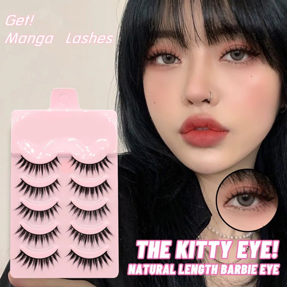 Artificial False Eyelashes - Olive Eden