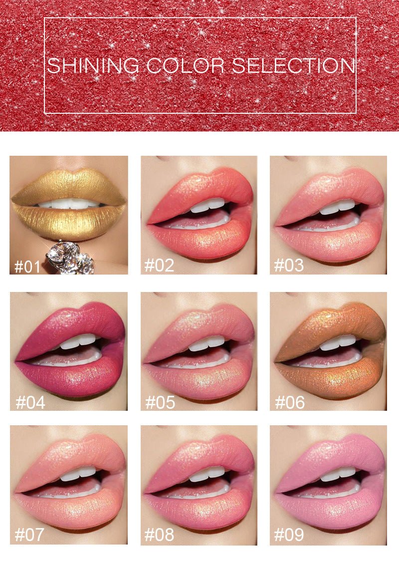 Shiny Metallic Lipstick - Olive Eden