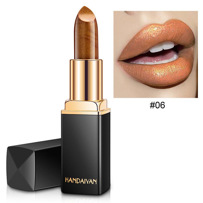 Shiny Metallic Lipstick - Olive Eden
