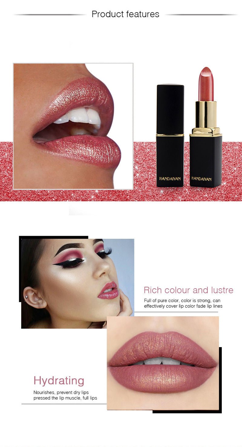 Shiny Metallic Lipstick - Olive Eden