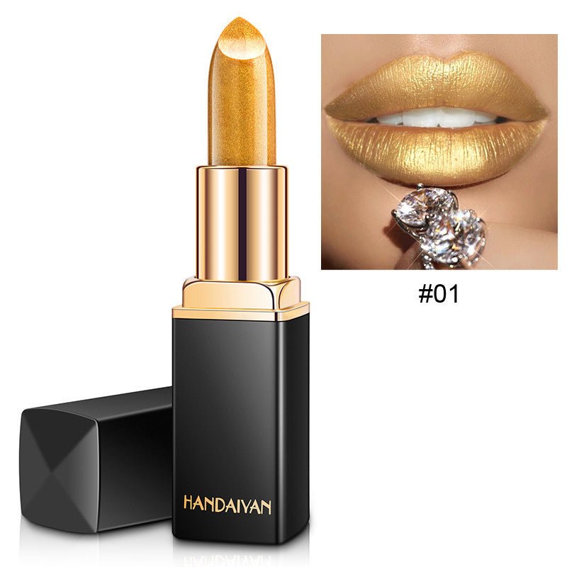Shiny Metallic Lipstick - Olive Eden