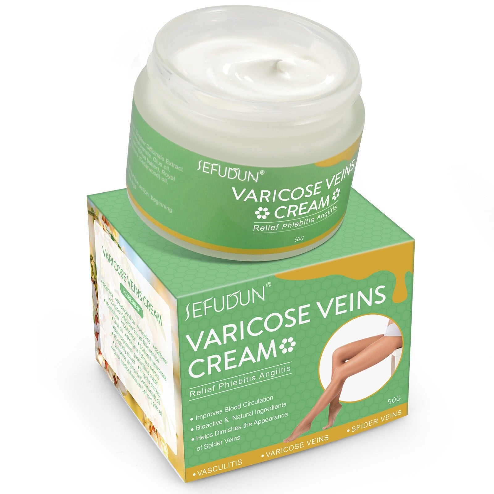 Skin Care Lotion Varicose Cream - Olive Eden