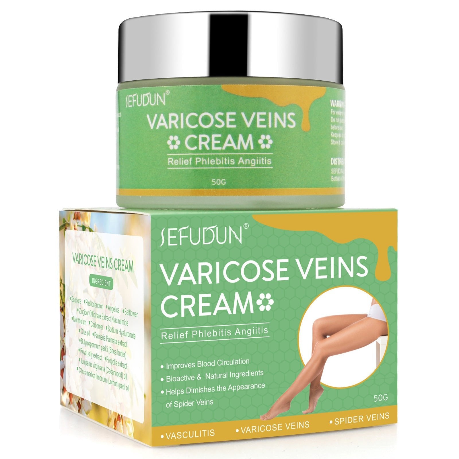 Skin Care Lotion Varicose Cream - Olive Eden